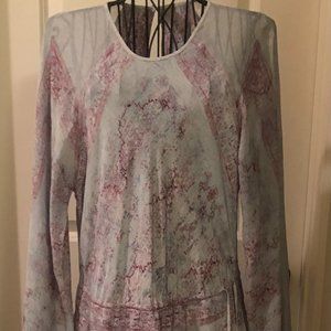 BCBGMaxAzria Runway Blue Maxi Dress